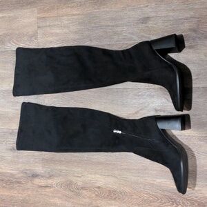 Marc Fisher Black Over the Knee Boots size 5.5